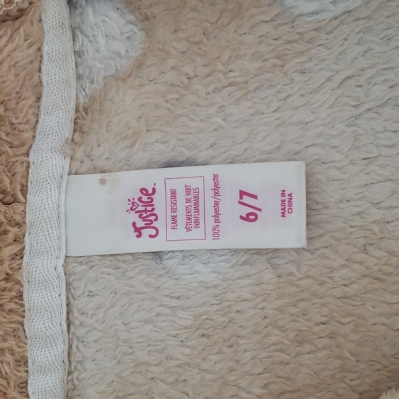 Justice deer fawn one piece PJ sleepware - Picture 3 of 5